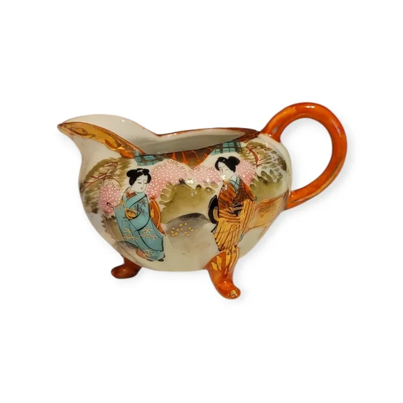 Elegant Vintage Japanese Tea Set